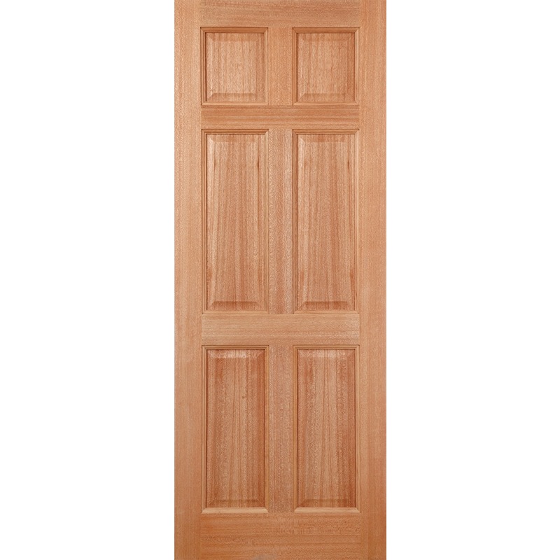 External Hardwood Colonial 6 Panel Door